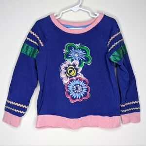 Hanna Andersson Flower Sweatshirt 100 4